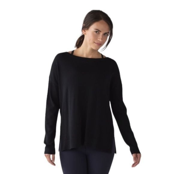 lululemon athletica Black Crew Neck Sweater - Picture 4 of 9